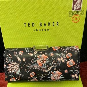 Beautiful Ted Baker Large Bobble purse wallet-“Spiced Up” floral print